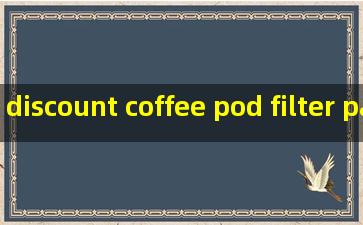 discount coffee pod filter paper